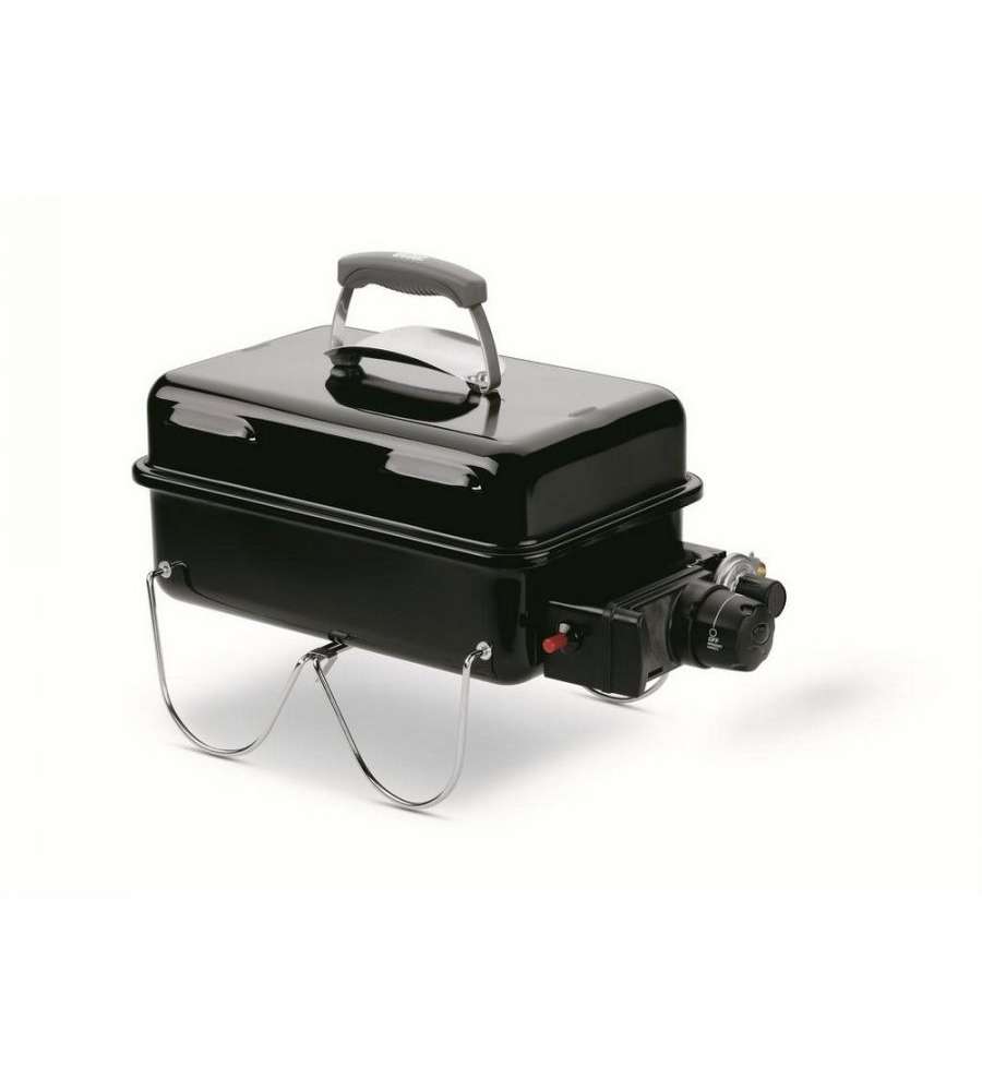 WEBER Barbecue a Gas Portatile Go-Anywhere Nero - Griglia in Acciaio