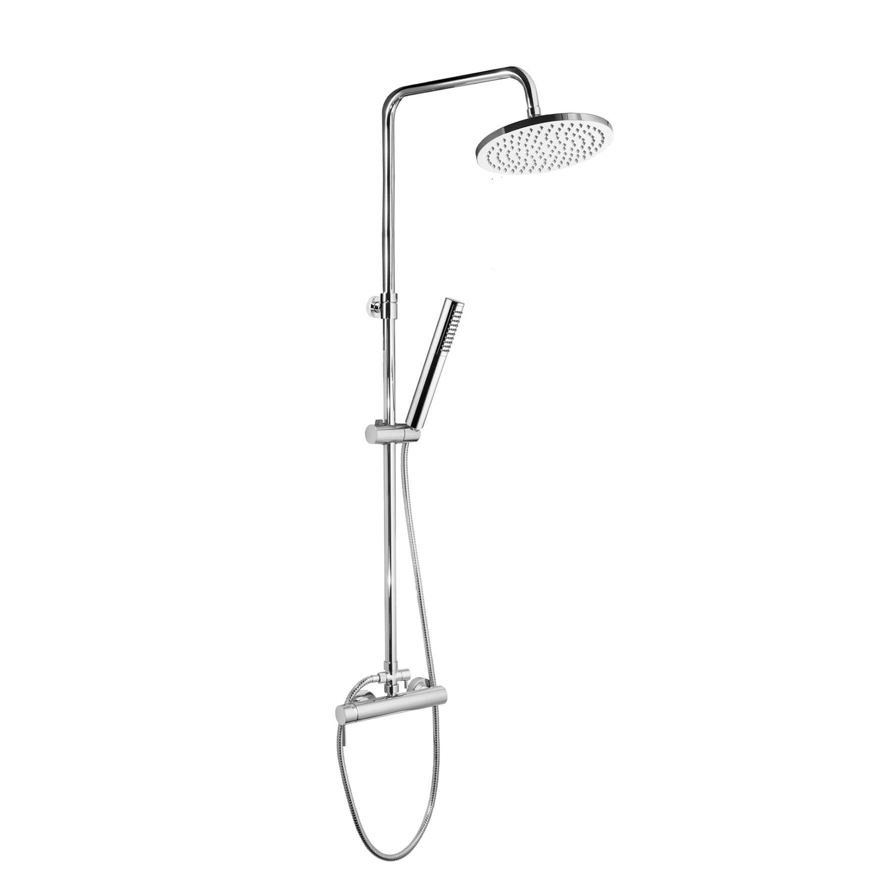 Colonna Doccia Con Doccino Cromo Mimo Mix - Palazzani