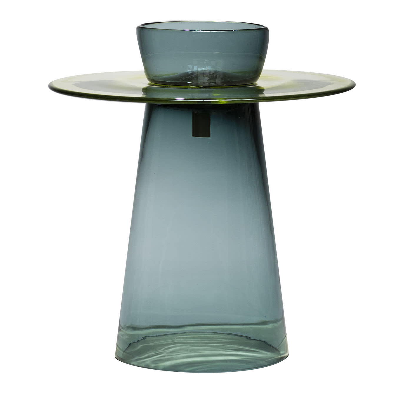 Tavolino Angel Mid-Low blu e verde