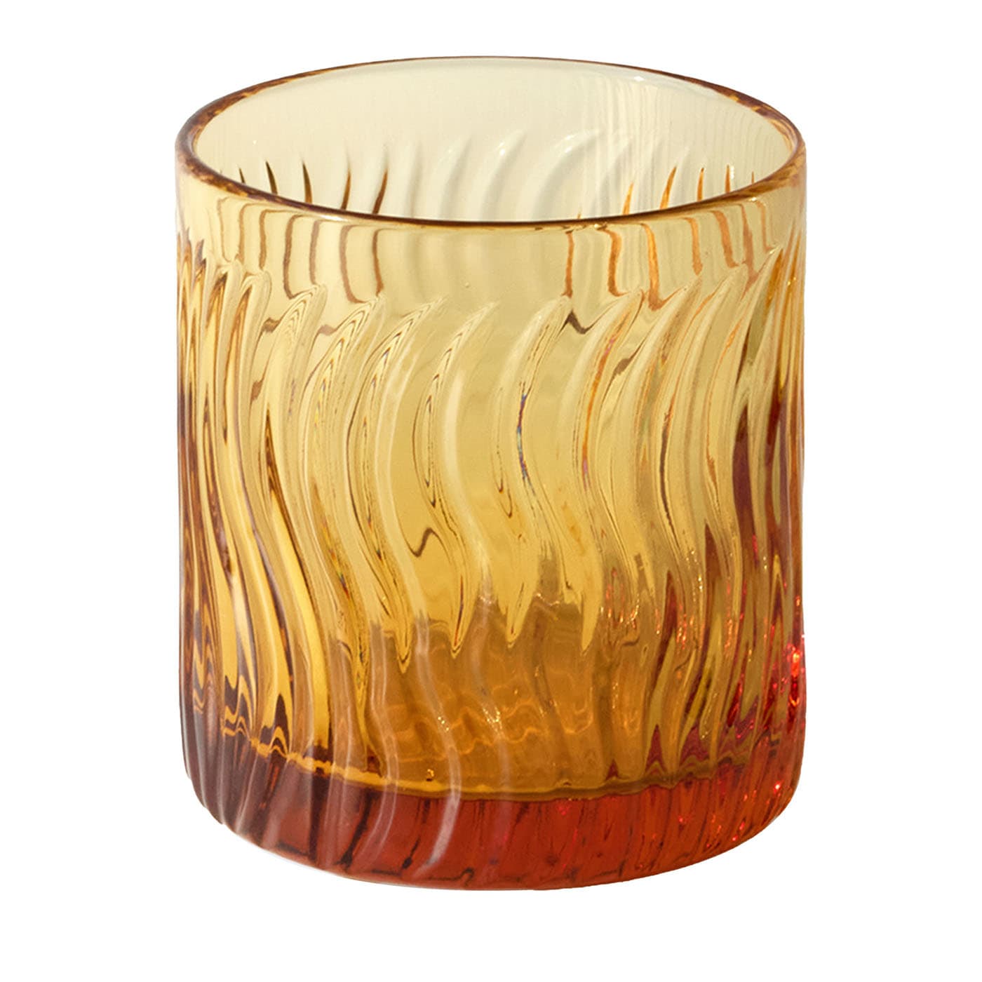 Bicchiere Ponente in Cristallo Ambra