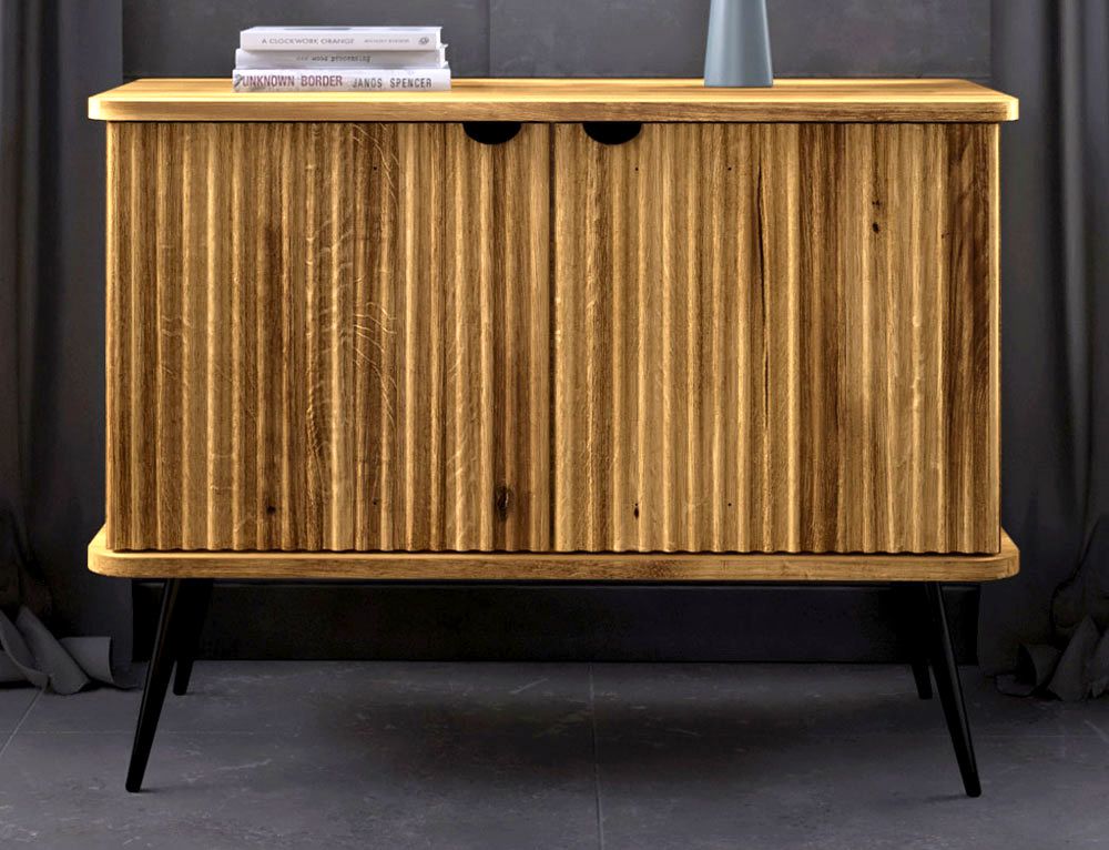 Cassettiera "Rolleston" 10, rovere massello selvatico, oliato - 72 x 97 x 46 cm (h x l x p)