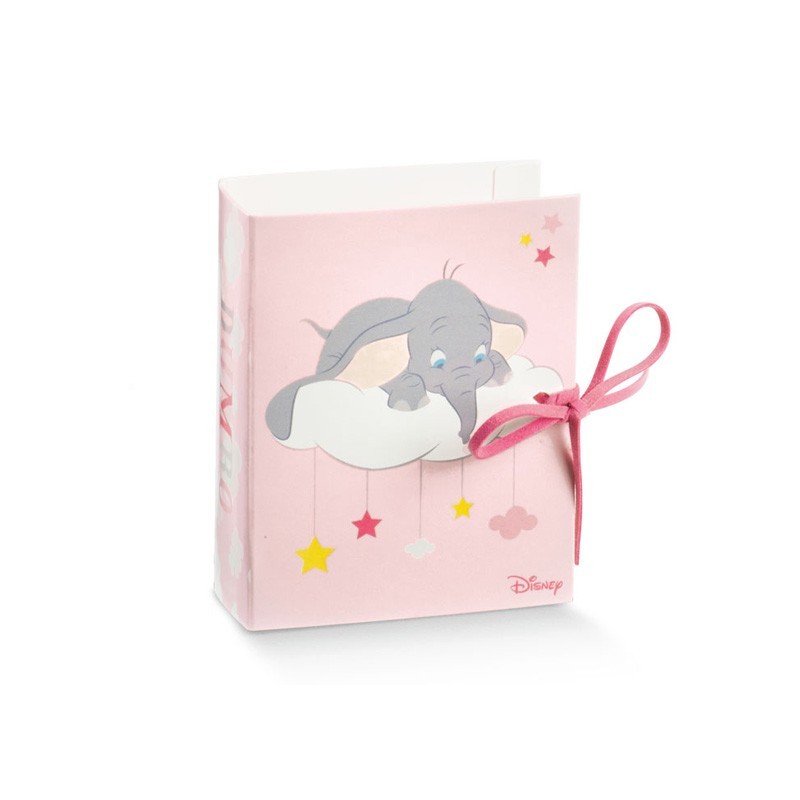 10 PZ SCATOLA BOOK DUMBO ROSA 70 X 60 X 30 MM SCOTTON