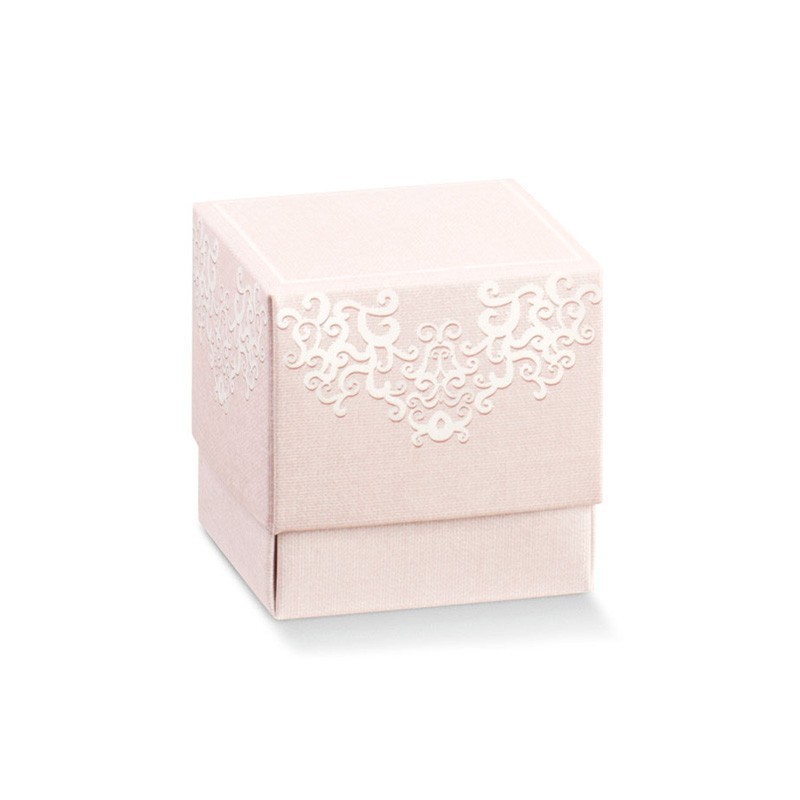 10 PZ SCATOLA FLEUR ROSA 70 X 70 X 70 MM SCOTTON