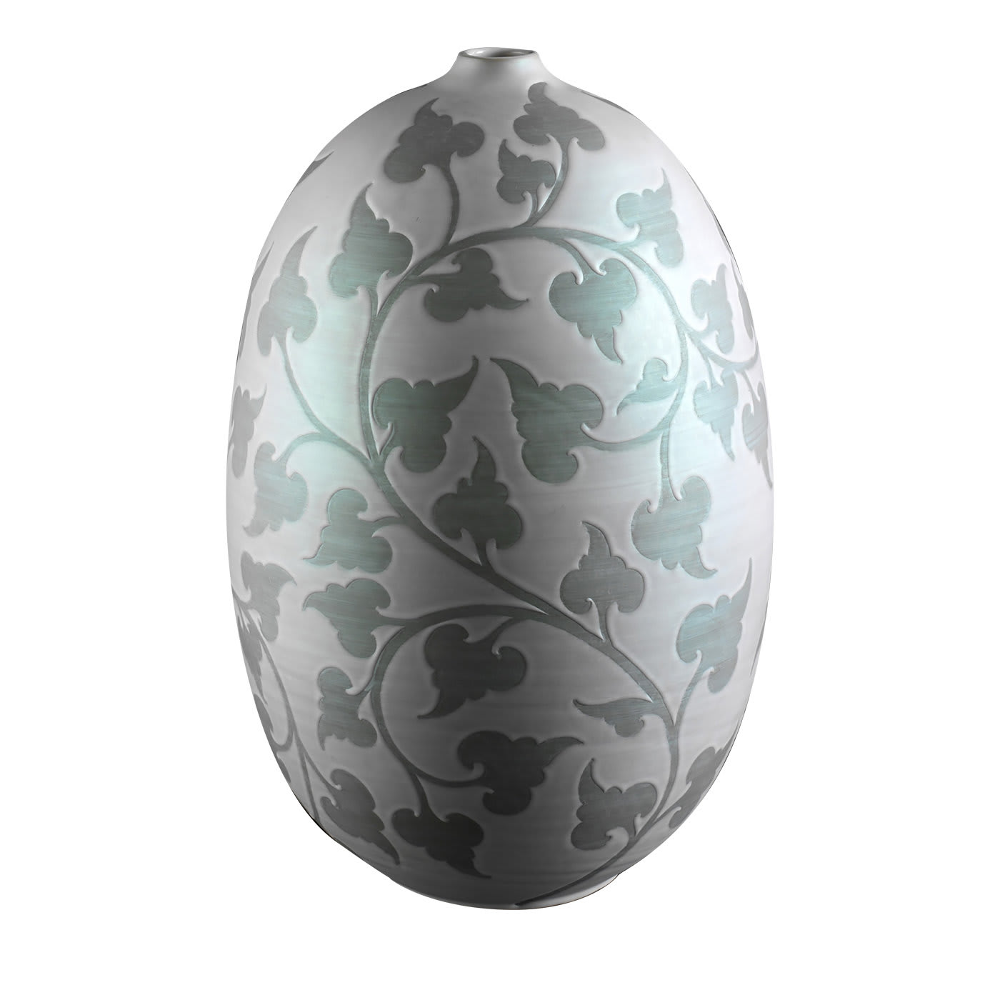 Vaso d'oliva damascato