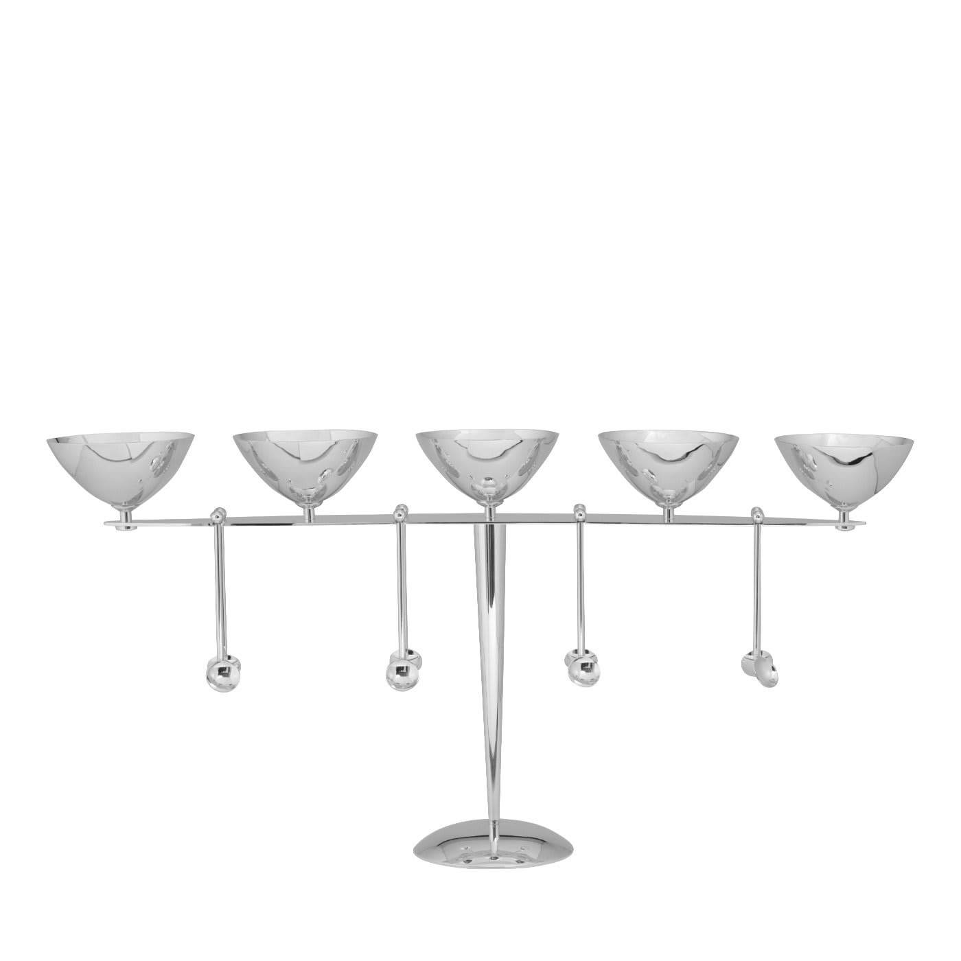 Scultura di servo Nayan con piccole ciotole