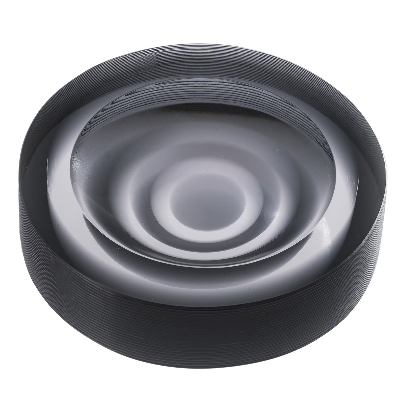 Posacenere Iride Stripe Steel Gray di Federico Peri