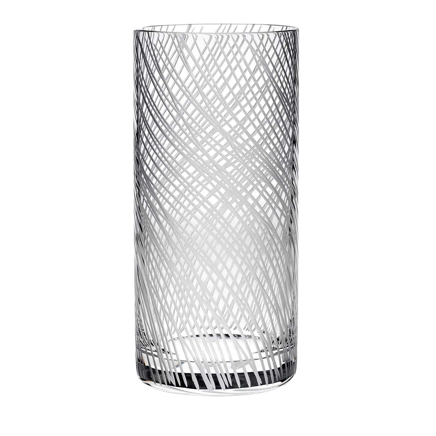 Set di 6 bicchieri da incisione alti e smerigliati