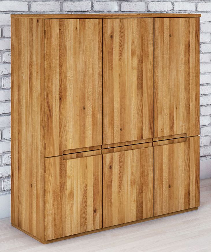 Cassettiera "Kapiti" 20, rovere selvatico oliato - 129 x 111 x 45 cm (h x l x p)