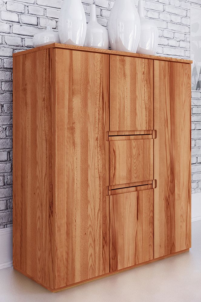 Cassettiera "Kapiti" 21, faggio massello, oliato - 129 x 111 x 45 cm (h x l x p)