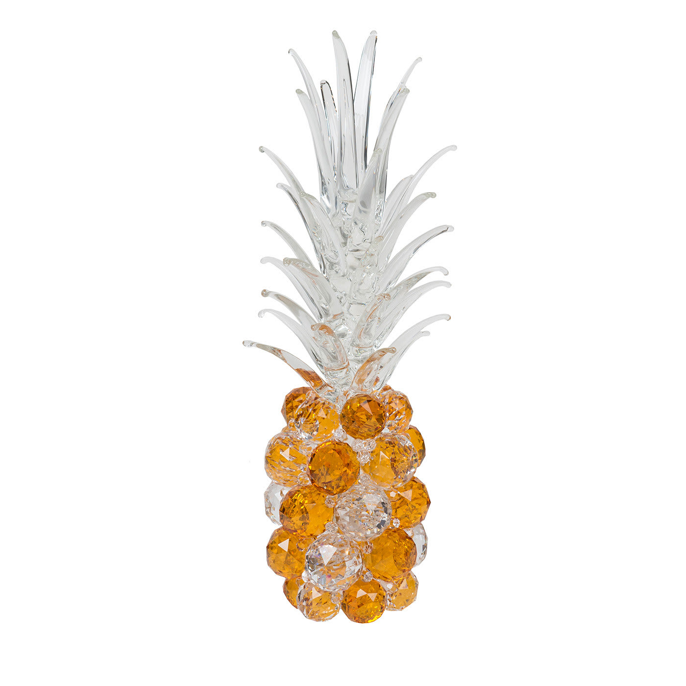 Ananas medio in cristallo ambrato
