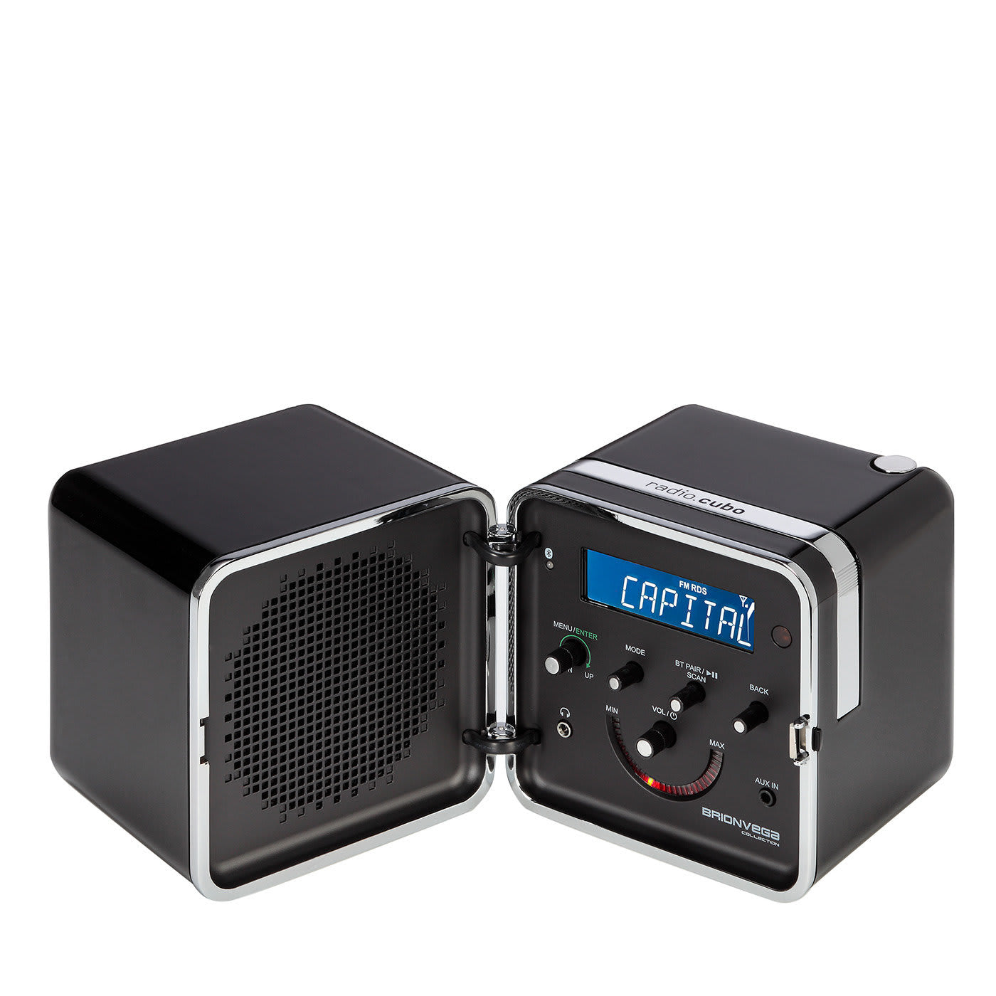 Black Radio.cubo di Marco Zanuso e Richard Sapper