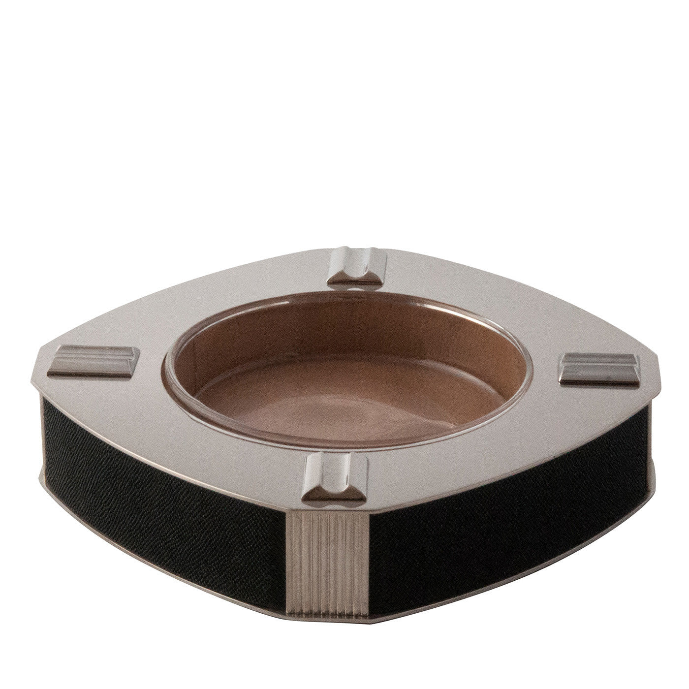 Posacenere nero Galucharme di Nino Basso