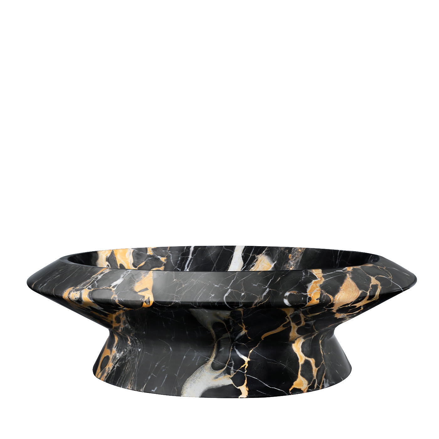 Centrotavola Amaltea Black Portoro di Ivan Colominas