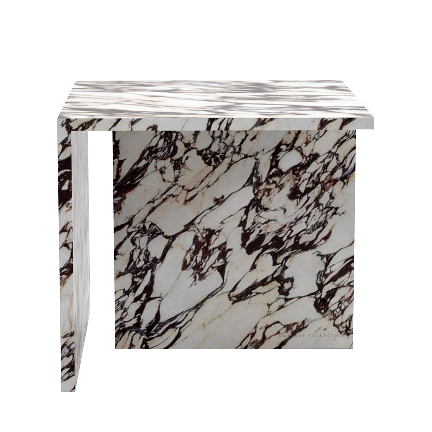 Tavolino Linea in Marmo Calacatta Viola by Martage Collection