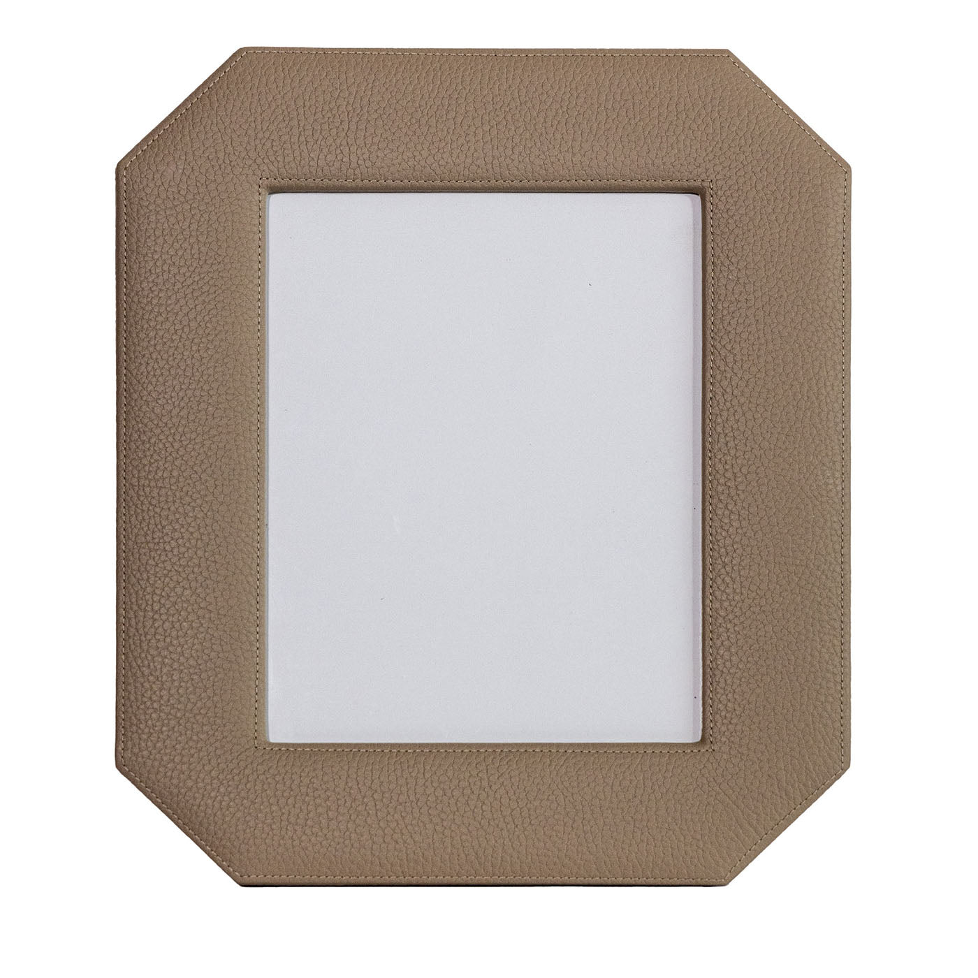 Cornice Ottagonale Del Monte 26 in Pelle Beige Tamarone