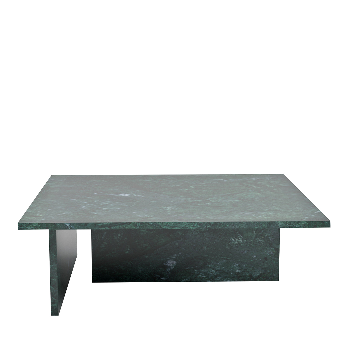 Tavolino da caffè Linea Small in marmo verde Guatemala by Martage Collection