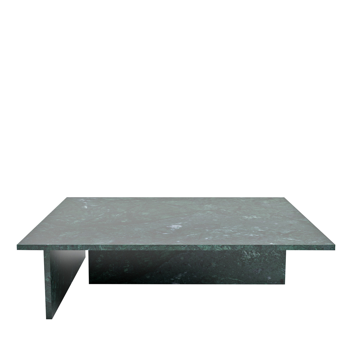 Tavolino da caffè Linea Large in marmo verde Guatemala by Martage Collection