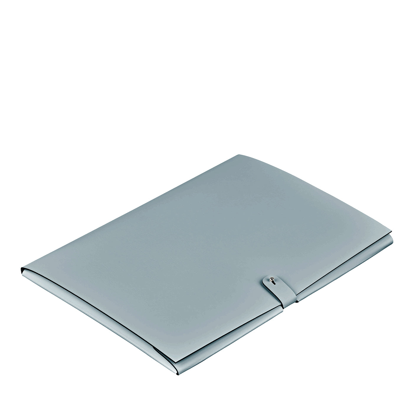 Cartella in pelle blu cielo