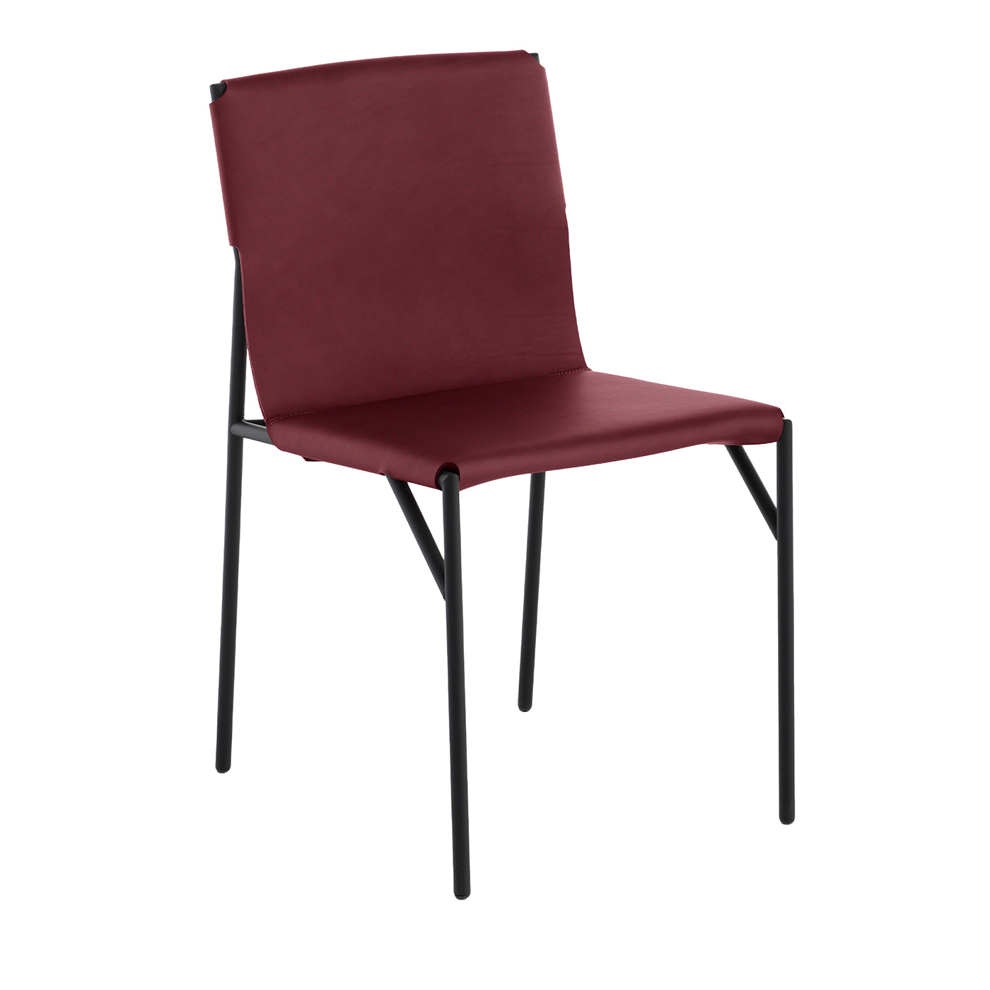 Sedia in pelle marrone Tout Le Jour di Marc Thorpe