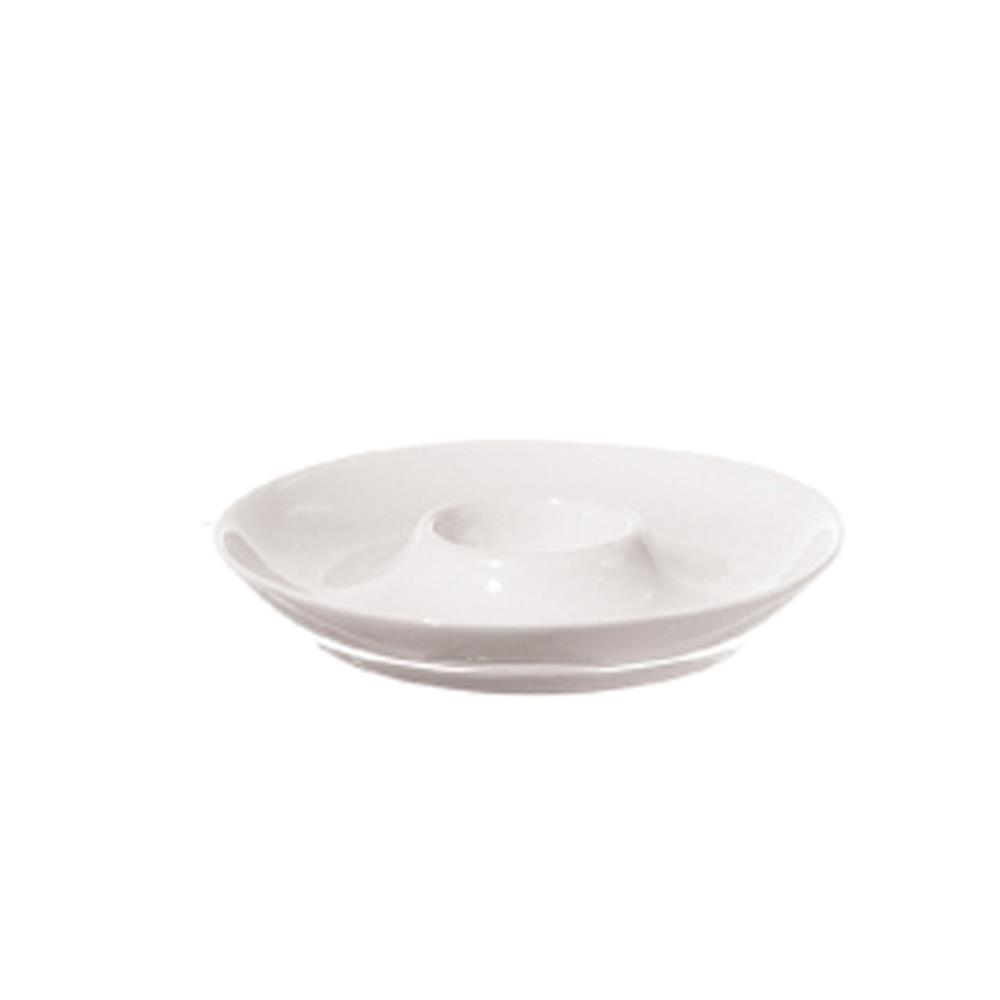 PORCELLANA BIANCA PIATTINO PORTAUOVO