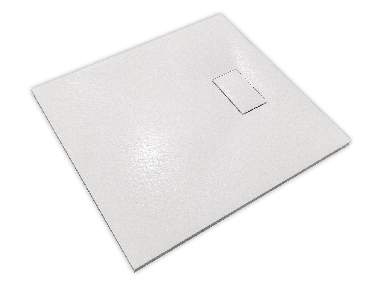Piatto Doccia Stone 80X80 H2,6 in Resina Bianco-18644