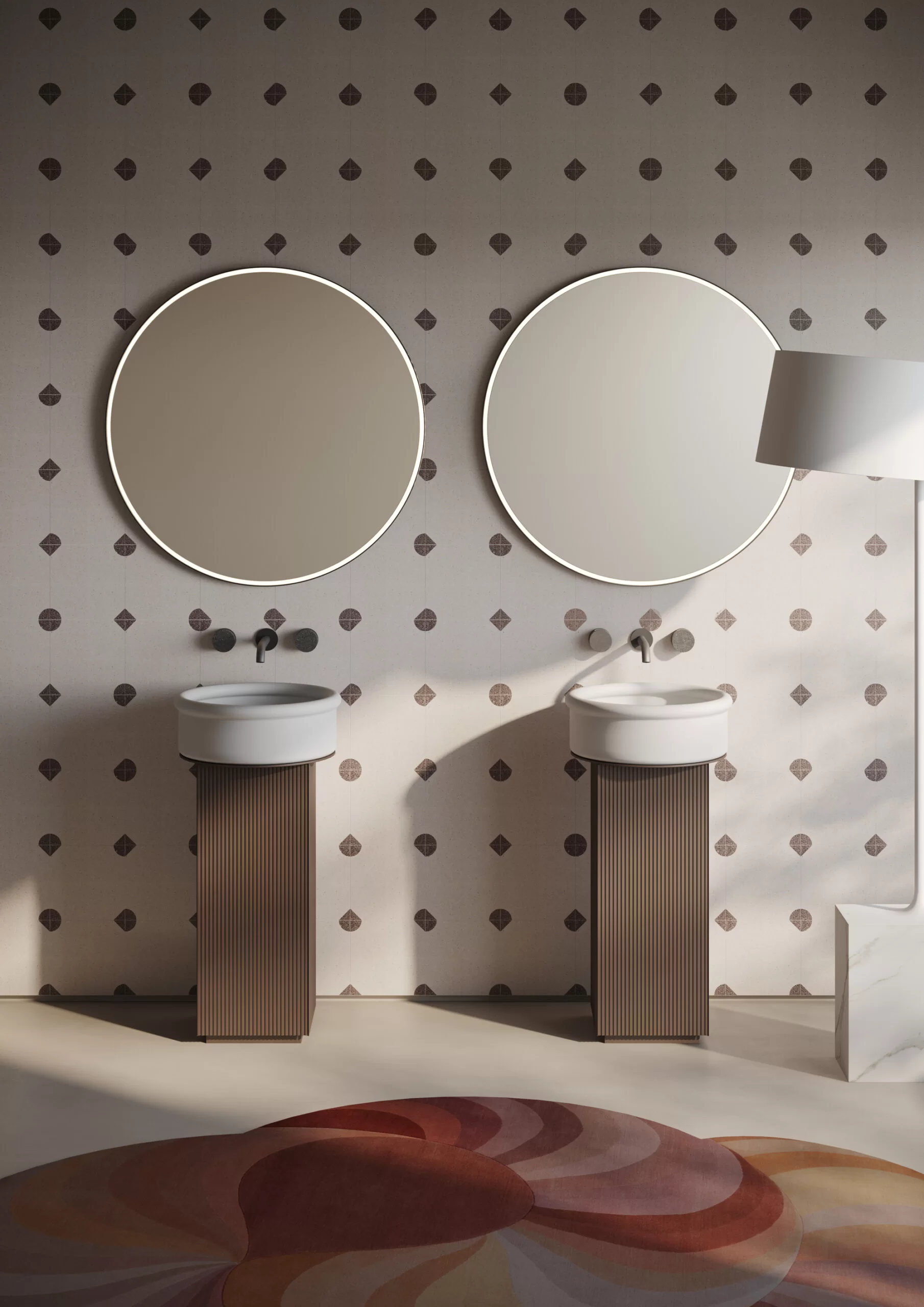 THE.ARTCERAM MONO MOBILE QUADRO H 72 / SATINATO-ACM041;17