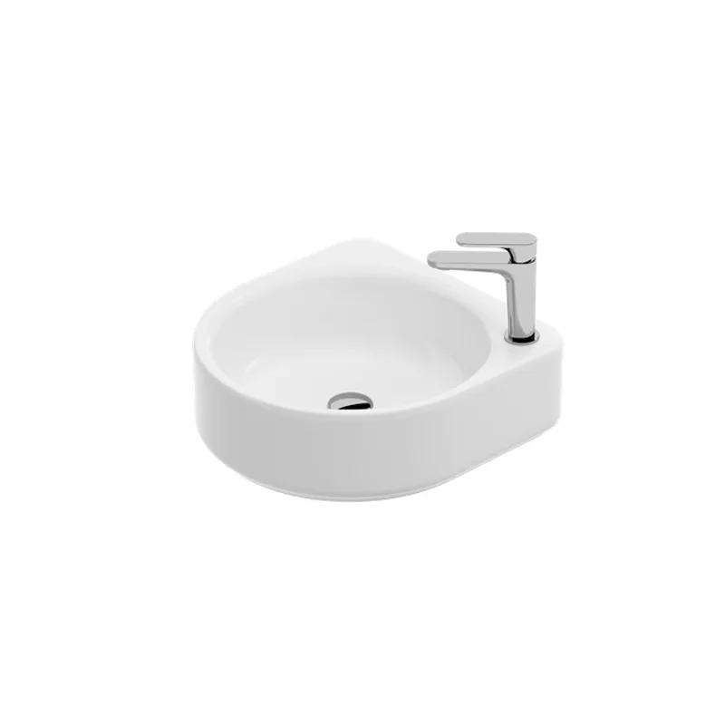 THE.ARTCERAM WONDER 44 LAVABO APPOGGIO/SOSPESO C/RUBINETTO-WNL004;63;34