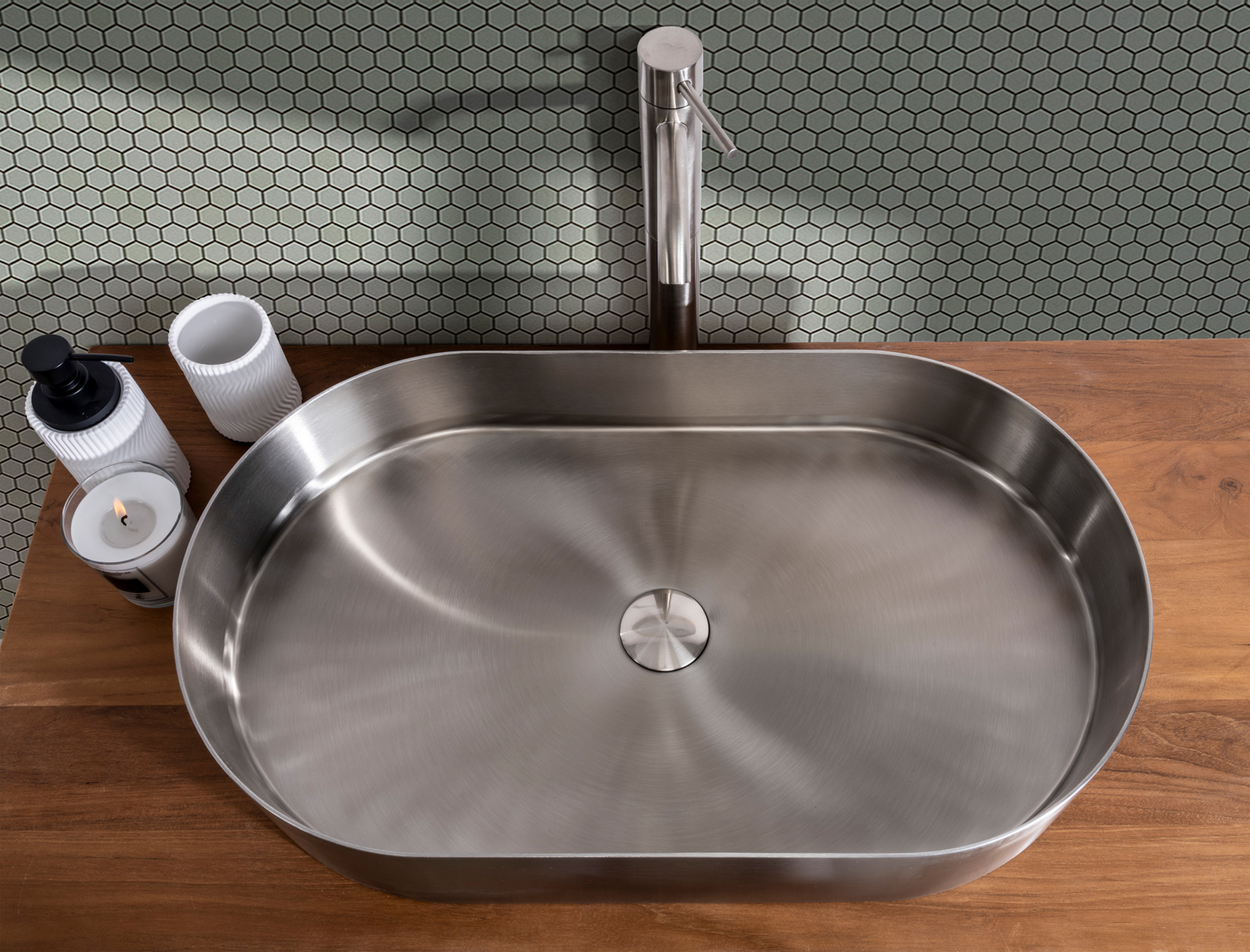 CIPI' LAVANDINO FOYER OVAL-CP950FOOA-ACCIAIO