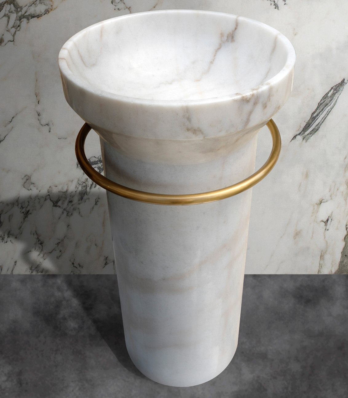 CIPI' LAVANDINO MOON FREESTANDING-CP950STMN-BIANCO