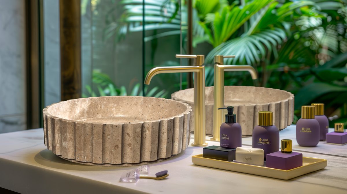 CIPI' LAVABO TRAVERTINO-CP950TRA-TRAVERTINO