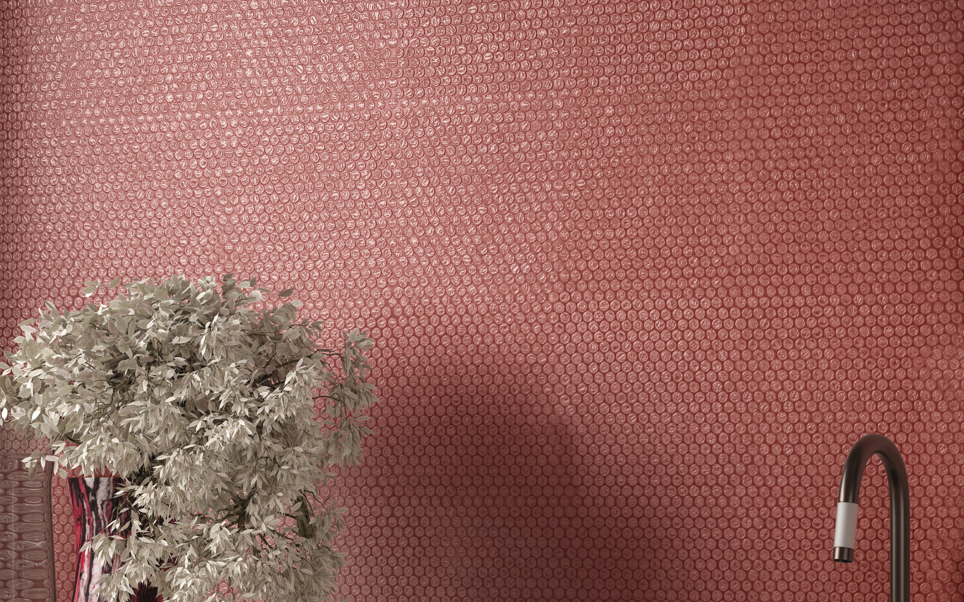 DIESEL PLURIBALL DEEP PINK PLURIBALL MATT SQ. 20X20-563295