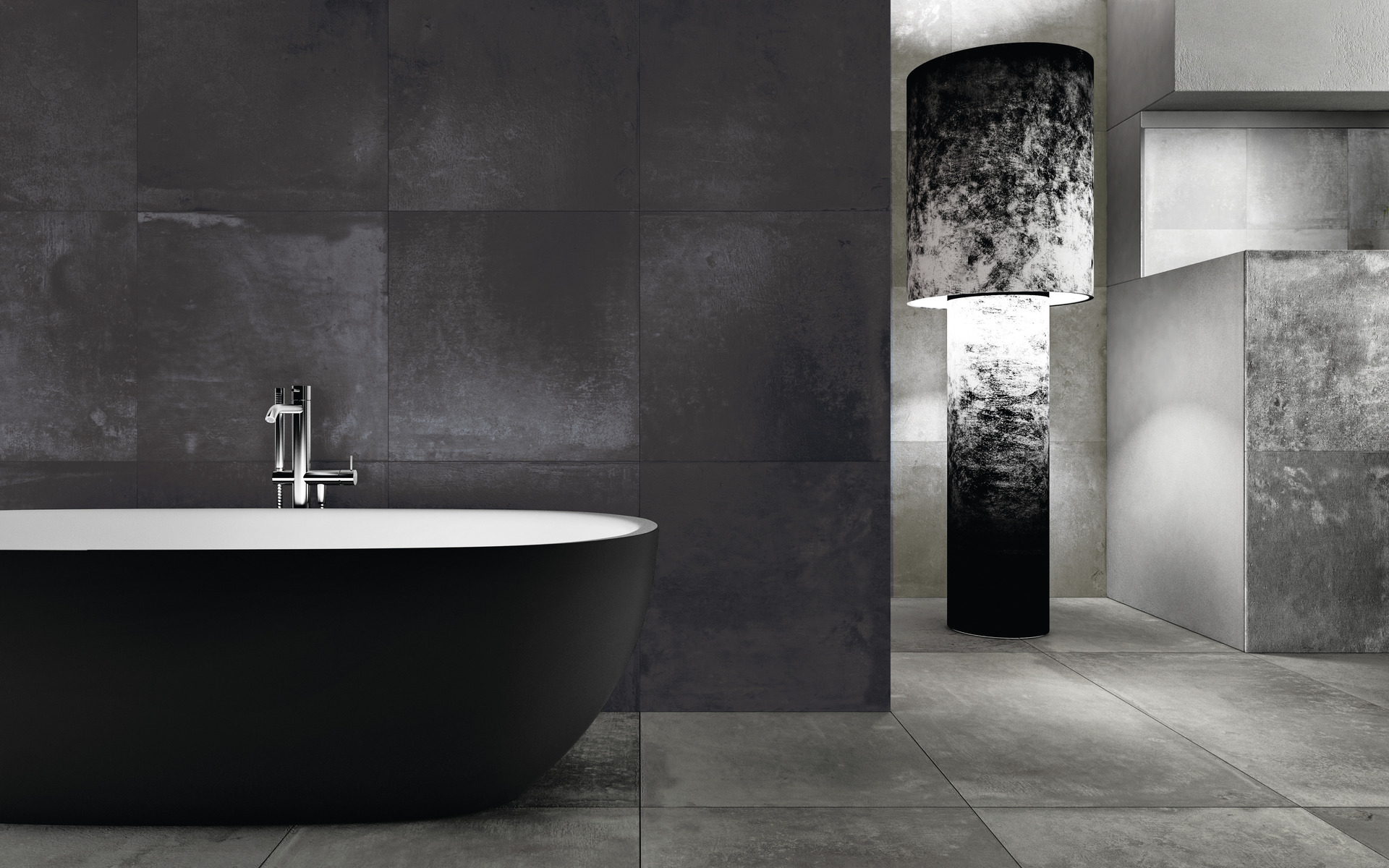 DIESEL ALUROCK BLACK SOFT SQ. 120X60-892756