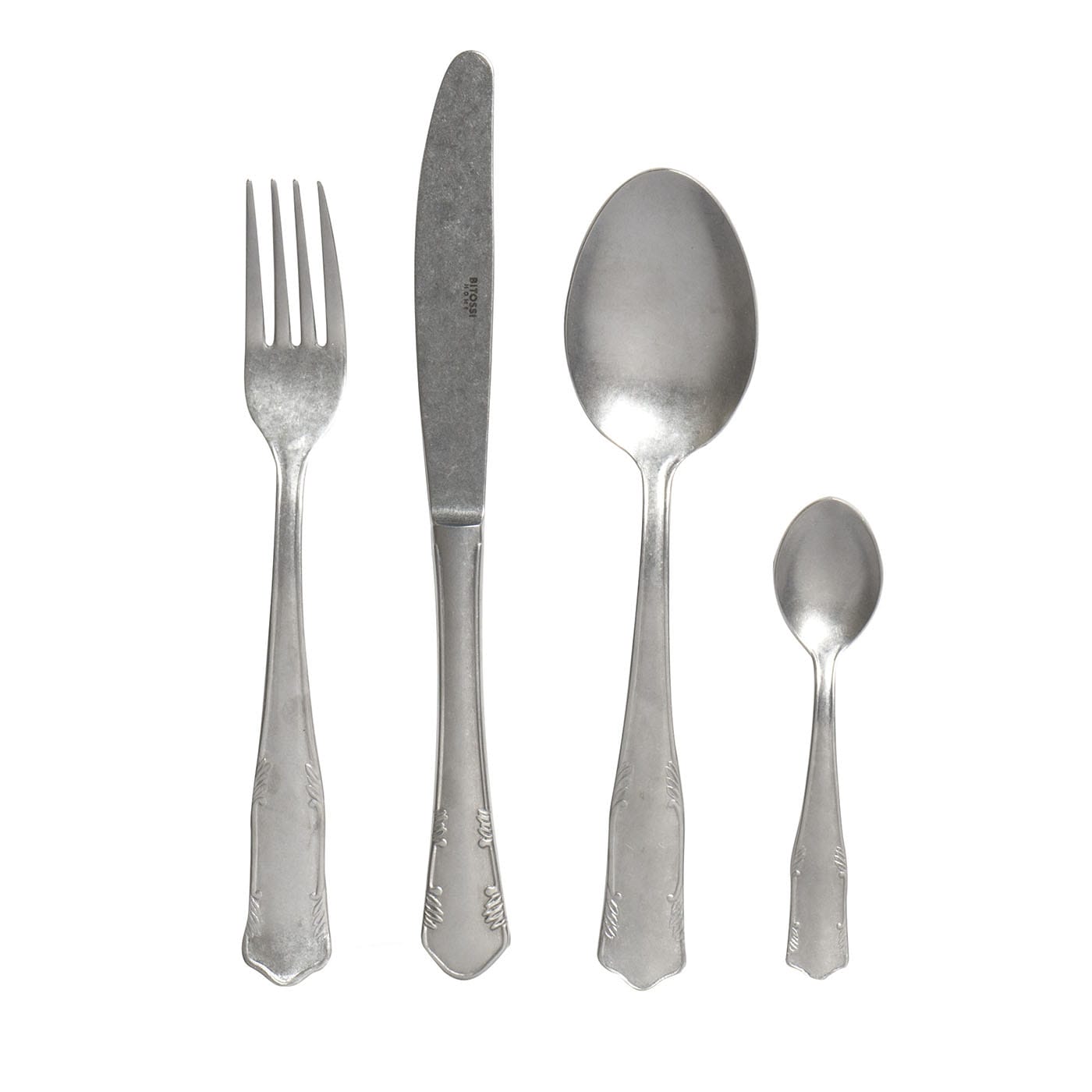 Set di 24 posate Romantica in argento