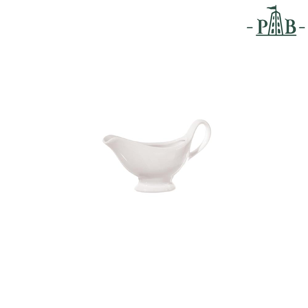 PORCELLANA BIANCA							 							SALSIERA CLASSICA MENAGE