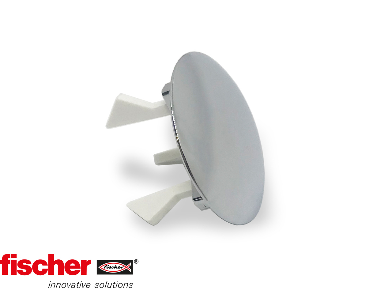 Fischer® Tappo Troppopieno Cromo Lucido per Lavabi o Bidet-20414