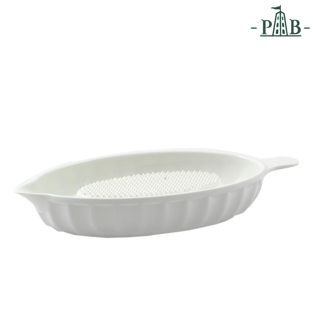 PORCELLANA BIANCA GRATTUGIAMELE OVALE