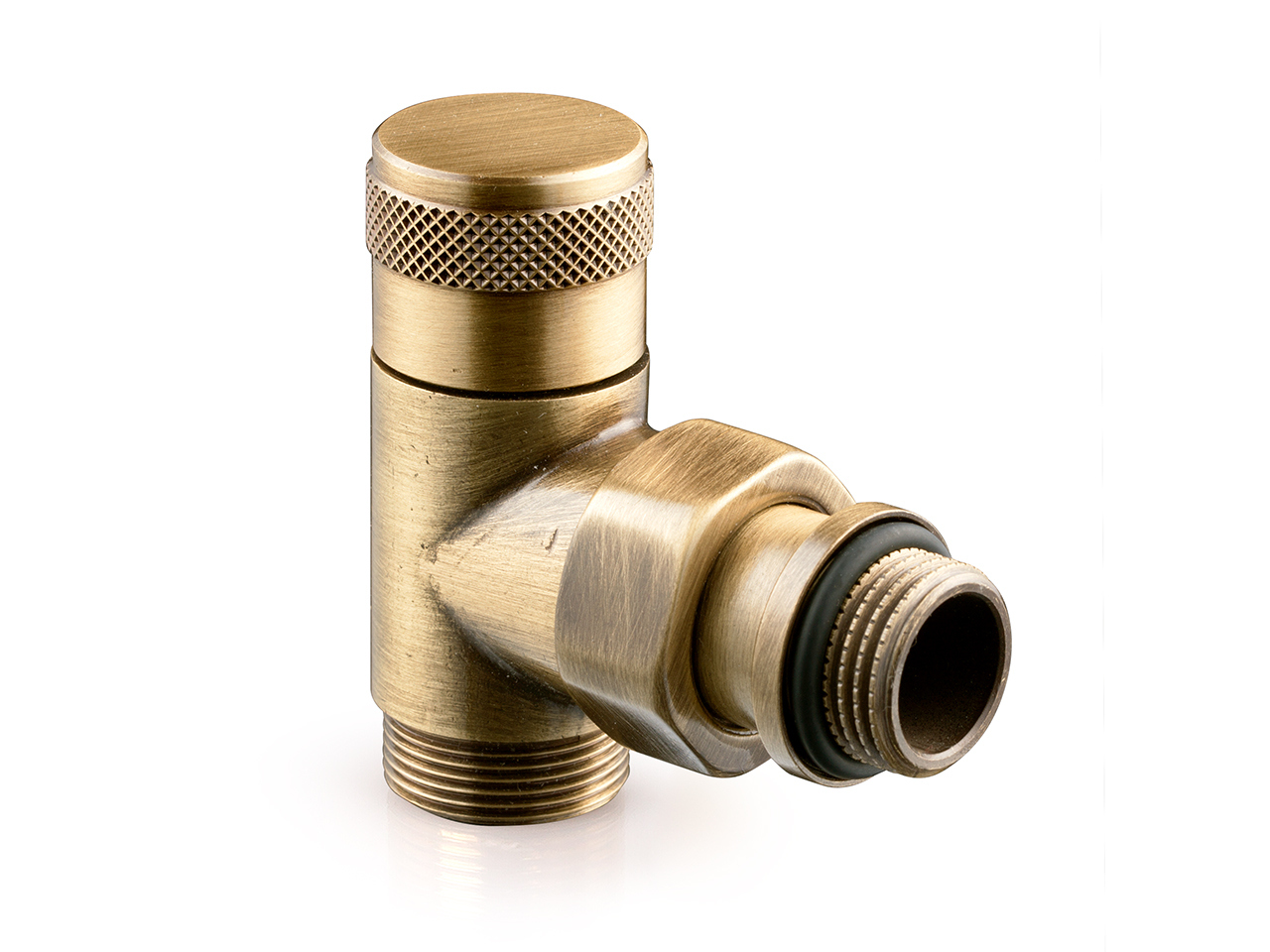 Tondera Detentore Radiatore a Squadra Bronzo-24026