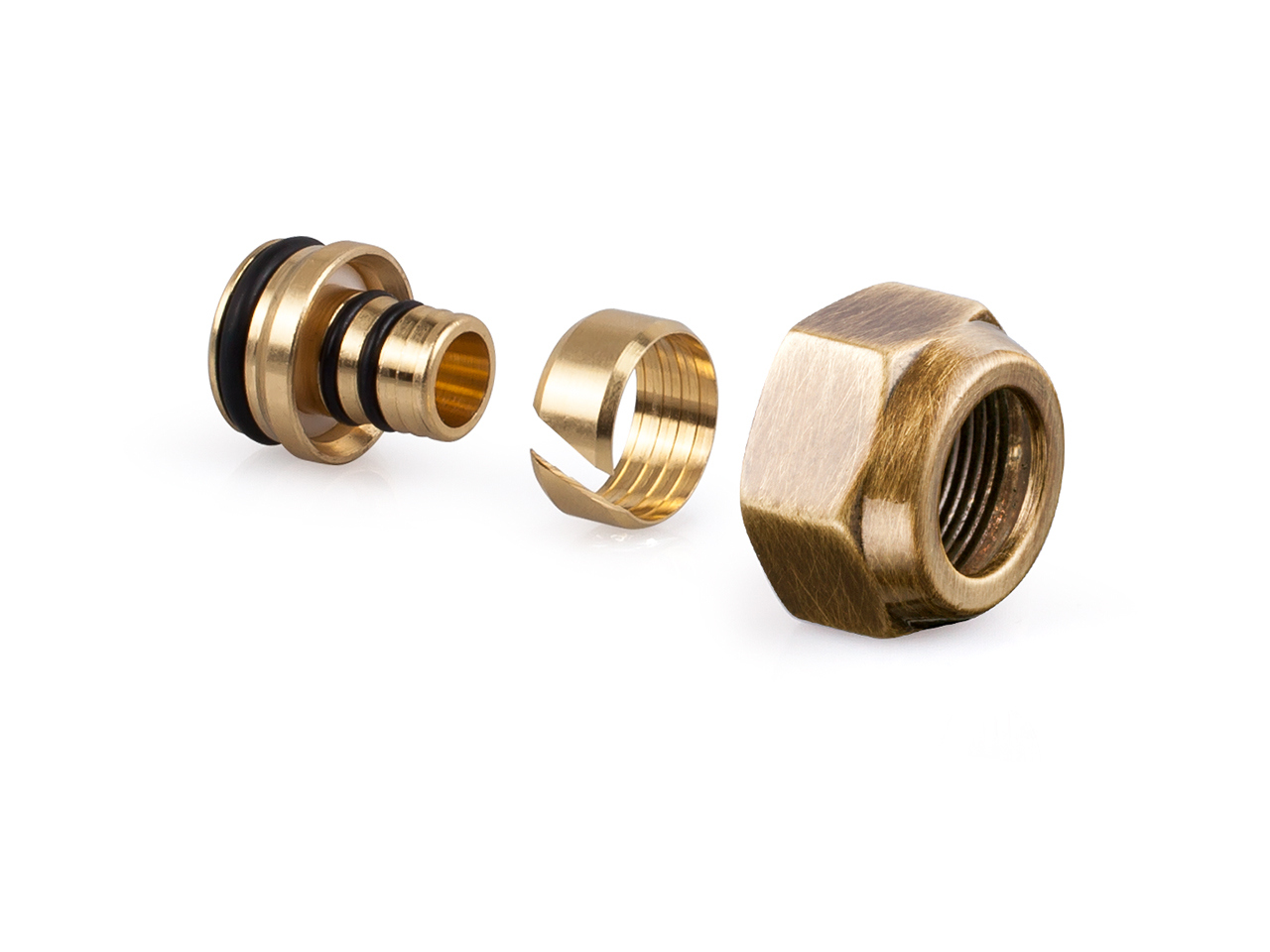 Raccordo Tubo Multistrato 24/19 X12,5/13-17 Bronzo-24034