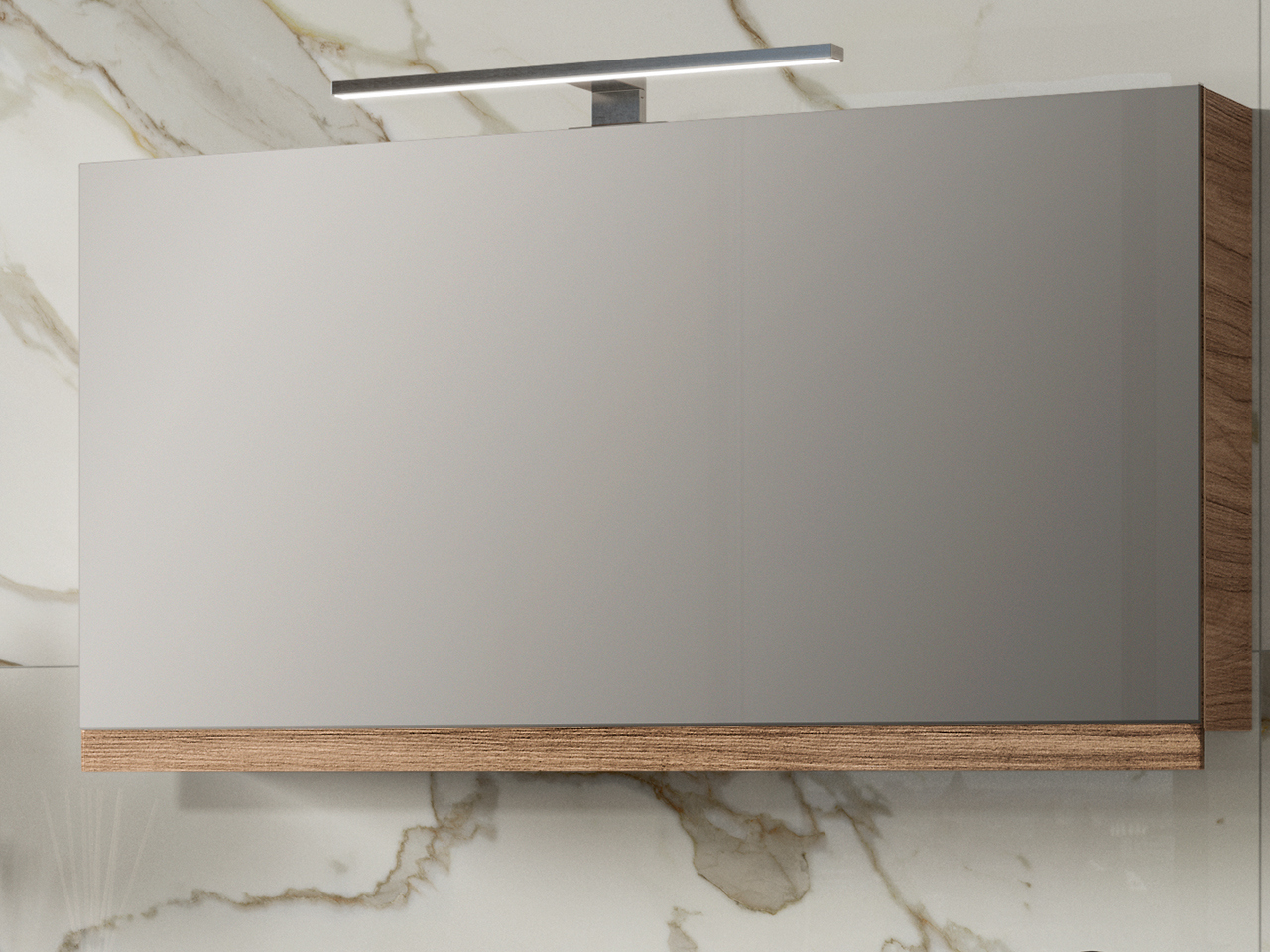 Specchio Bagno Trendy Contenitore 89X17 H51 Belgravia-24128