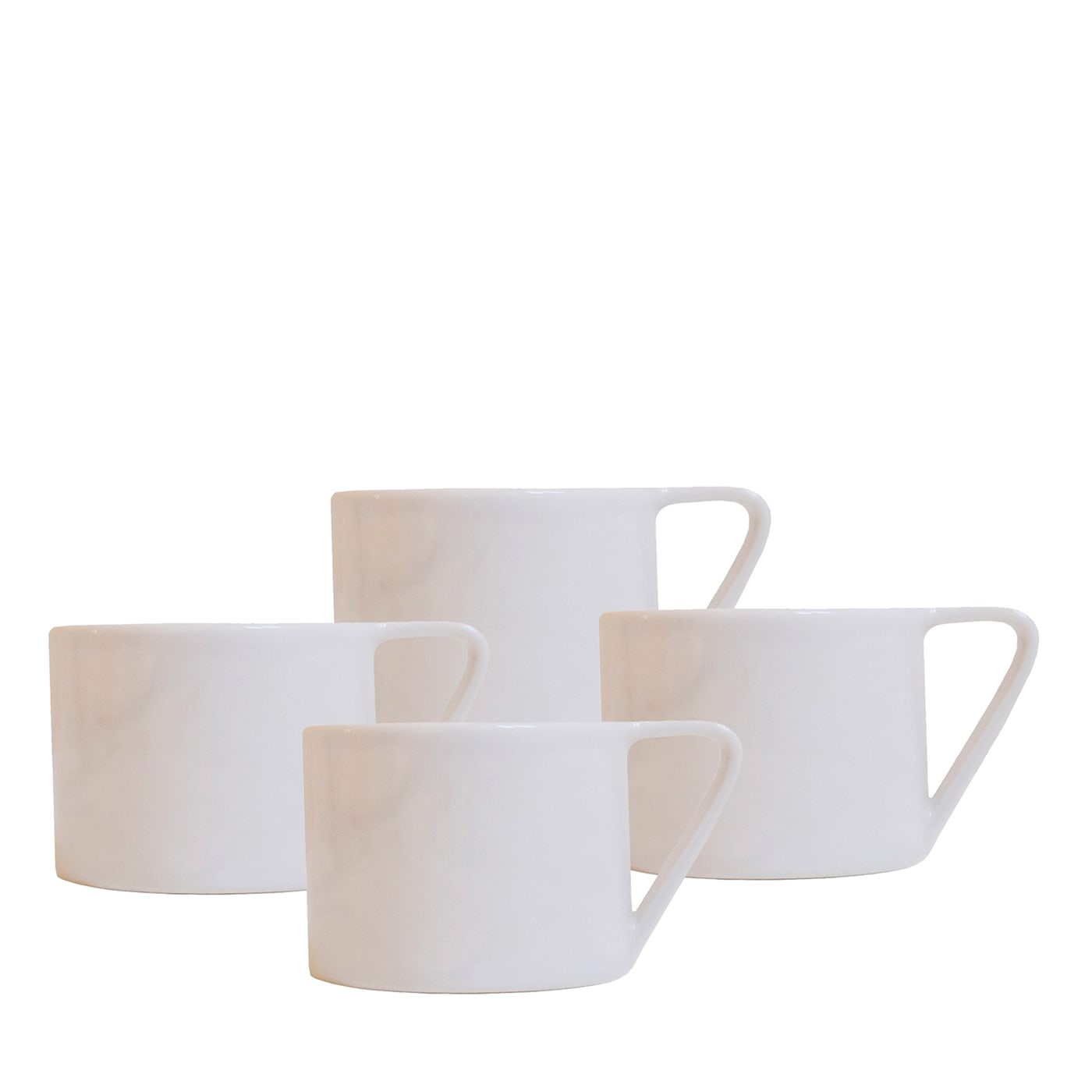 Milano Nebbia Set di 4 tazze da cappuccino