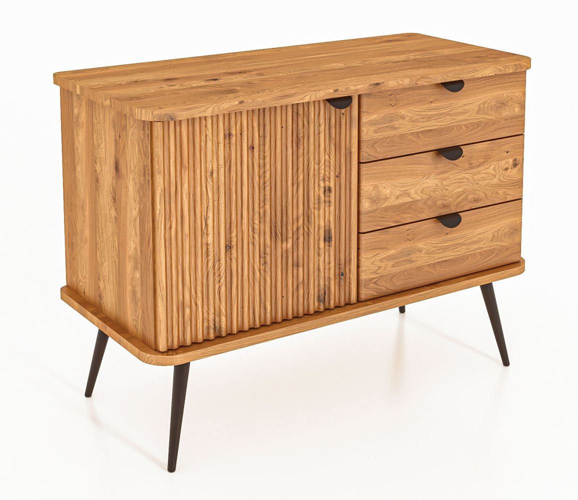 Cassettiera "Rolleston" 12, faggio massello, oliato - 72 x 97 x 46 cm (h x l x p)