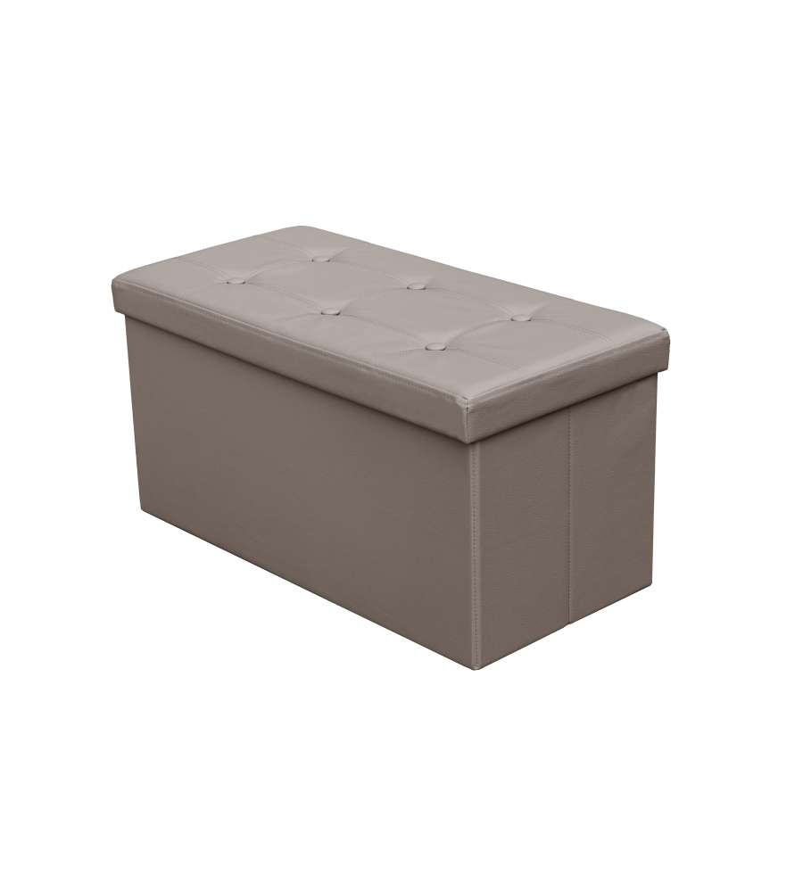Domo Mea Pouf Pieghevole Tortora - 76x38x38cm