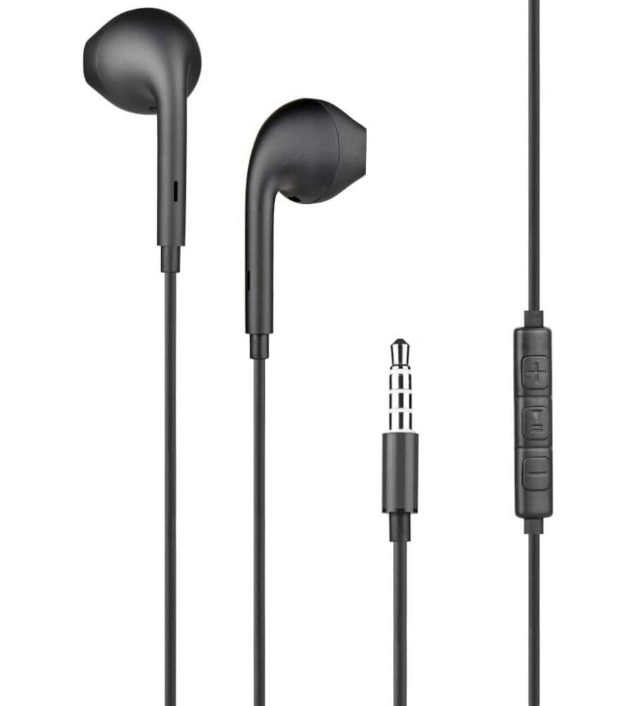 Auricolari con jack da 3,5 mm Nero