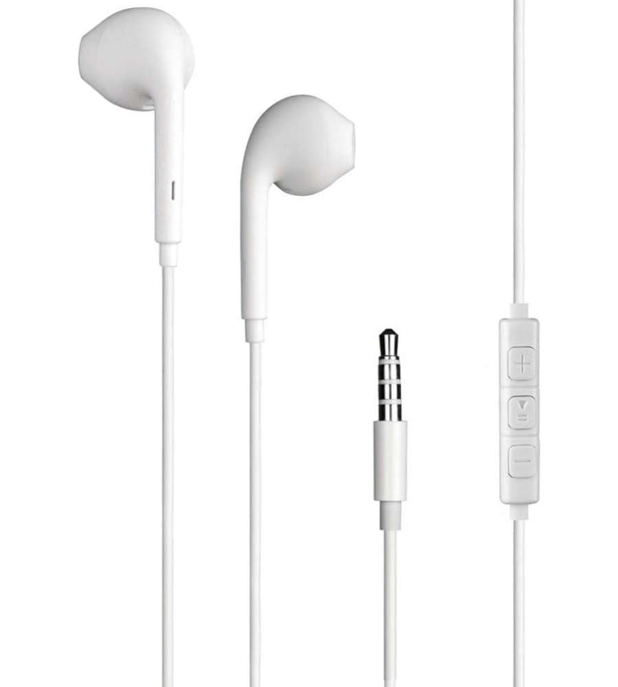 Auricolari con jack da 3,5 mm Bianco