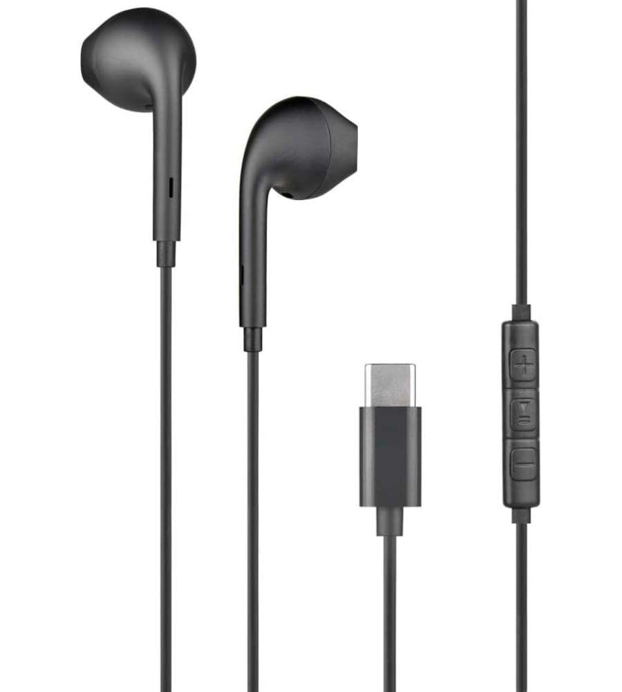 Auricolari con ingresso Type C Neri