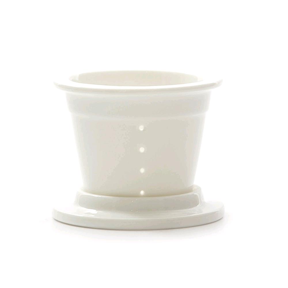 PORCELLANA BIANCA FILTRO PER TISANIERA A TU PER TU