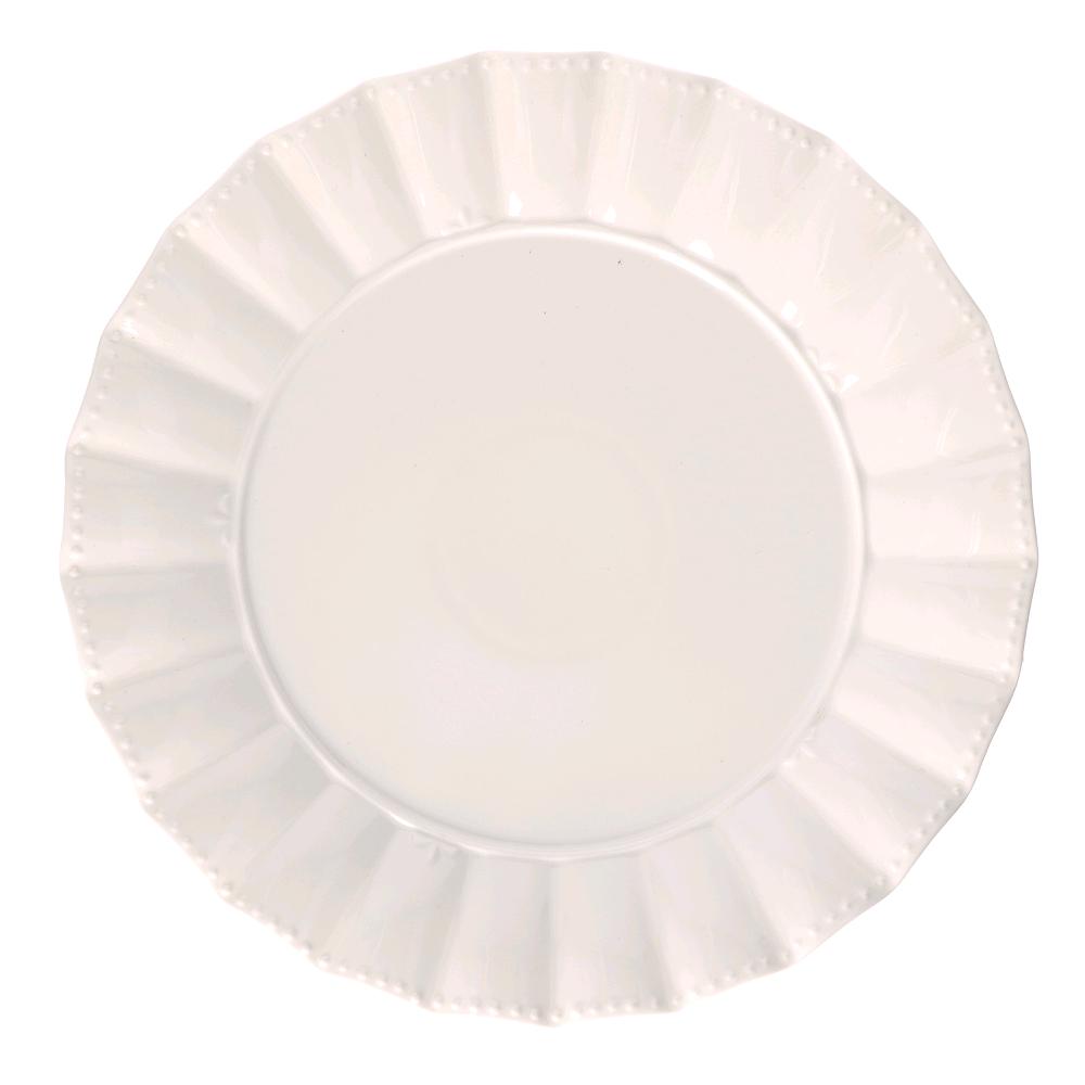 PORCELLANA BIANCA							 							VASSOIO ROTONDO DUCALE