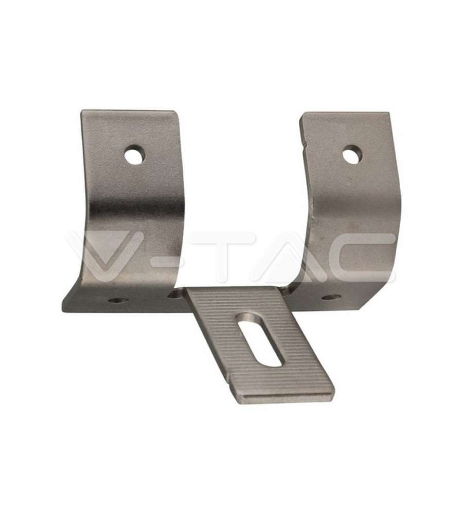 V-TAC Staffe di Acciaio per Fissaggio Moduli Fotovoltaici su Lamiera Grecata per Posa Verticale 5Pz