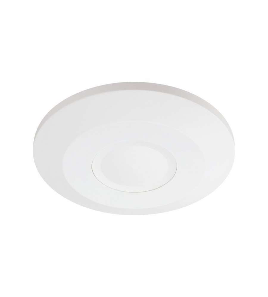 V-TAC Sensore Movimento Microonde 360°, Raggio 3m, Regolazione Tempo e Luce, 1000W IP20