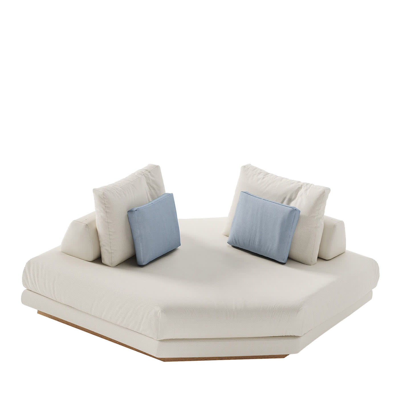 Chaise longue angolare Embrace di Luigi Martinelli